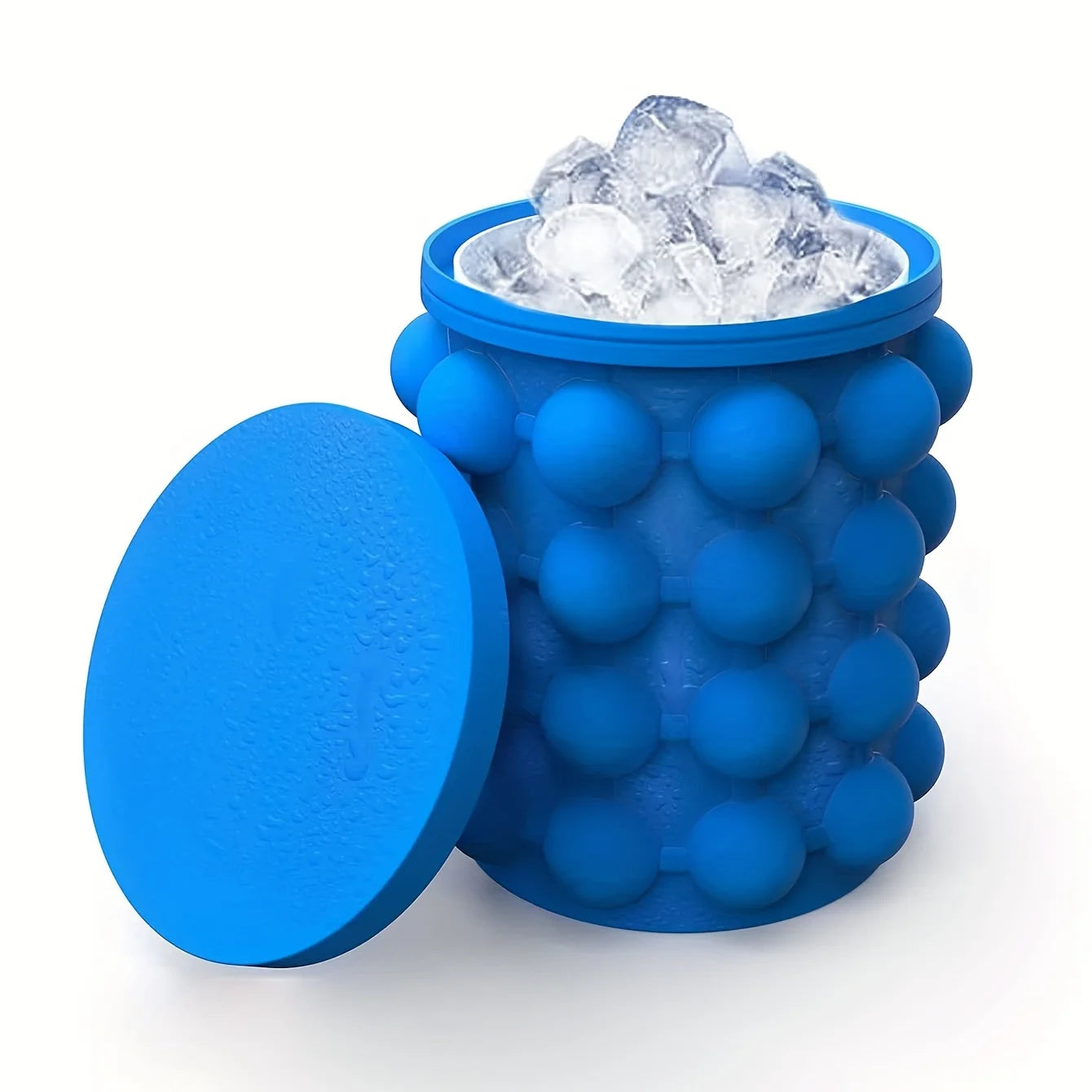 Large Silicone Ice Bucket & Mold Combo - all set market