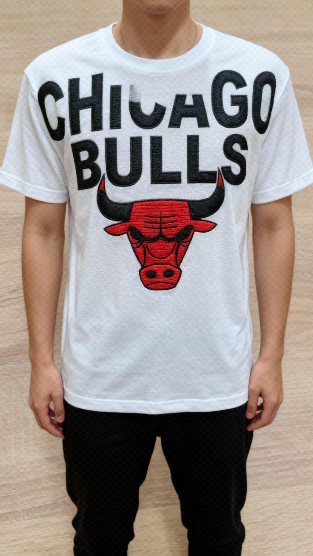 Kısa kollu boğa desenli tişört(boğa desenli)